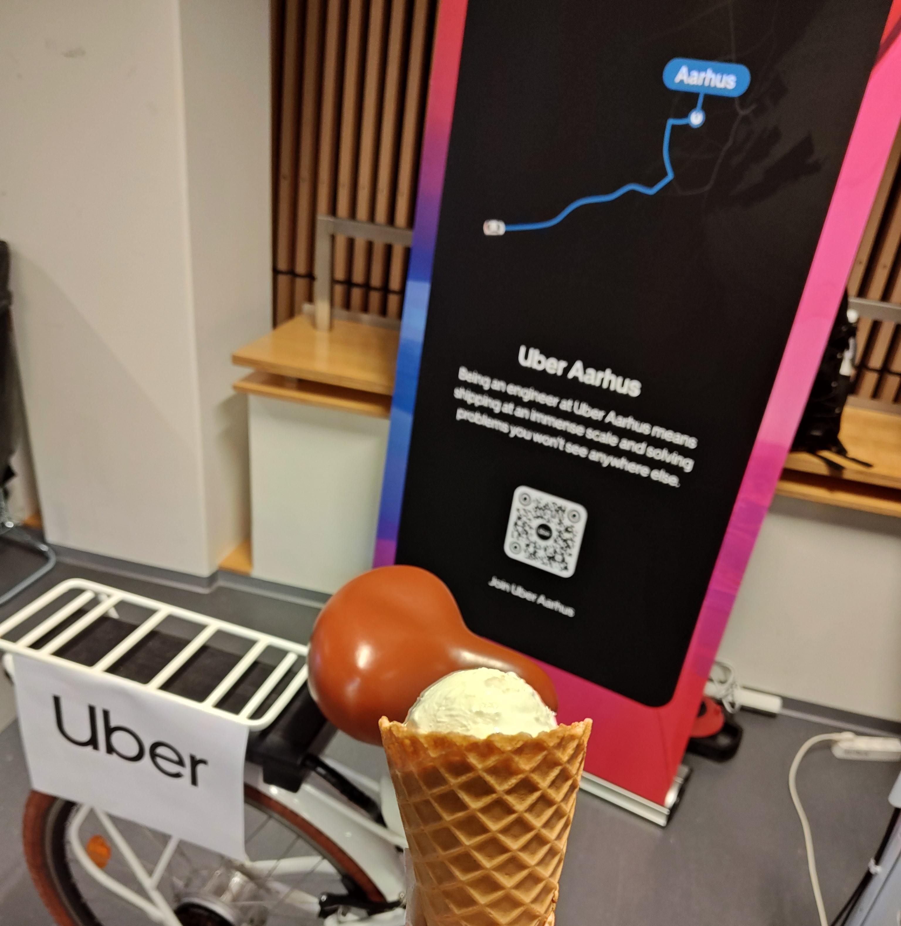 白嫖 Uber 冰淇淋啦，齁甜